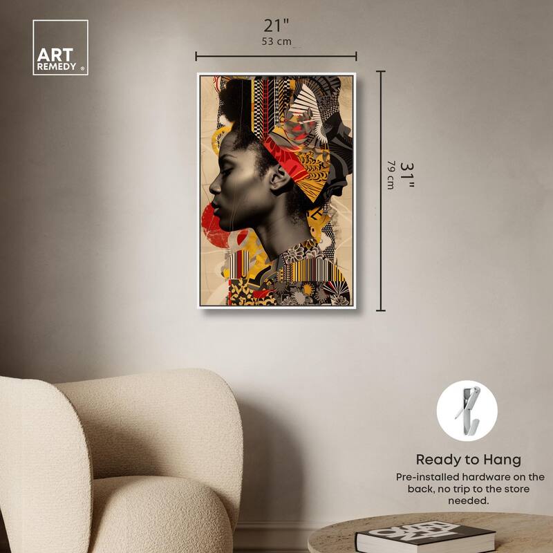 Cultural Collage Canvas by Art Remedy