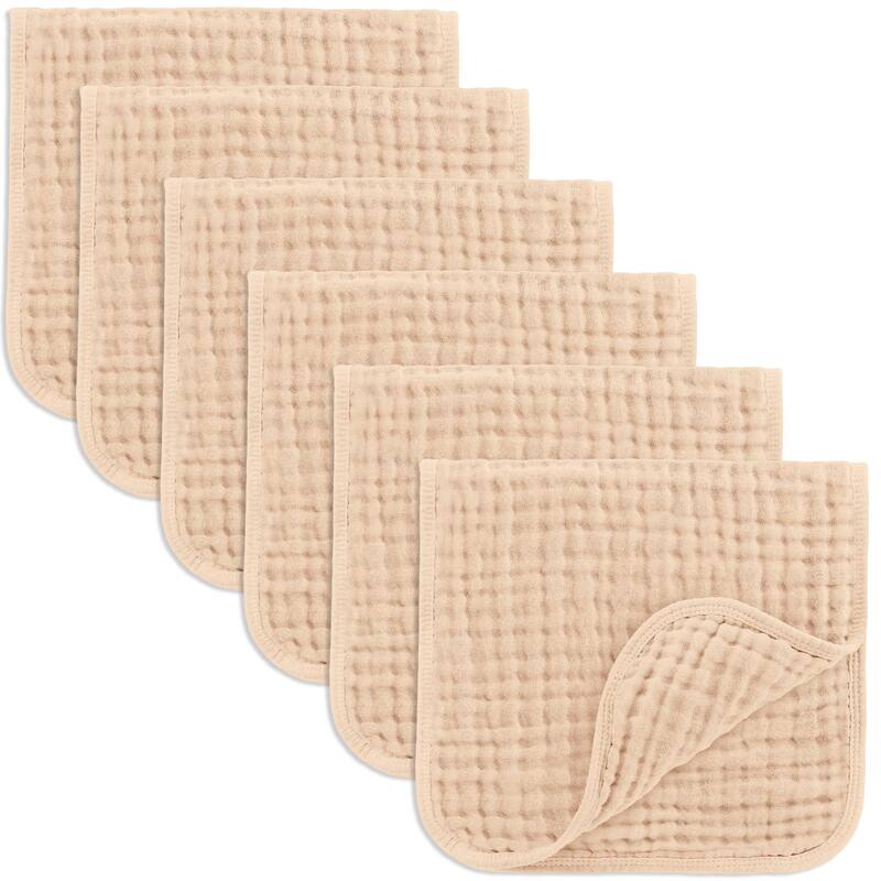 Muslin Burp Cloths for Babies by Comfy Cubs