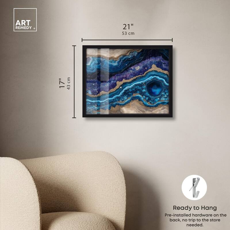 Galactic Geode I Shadowbox by Art Remedy
