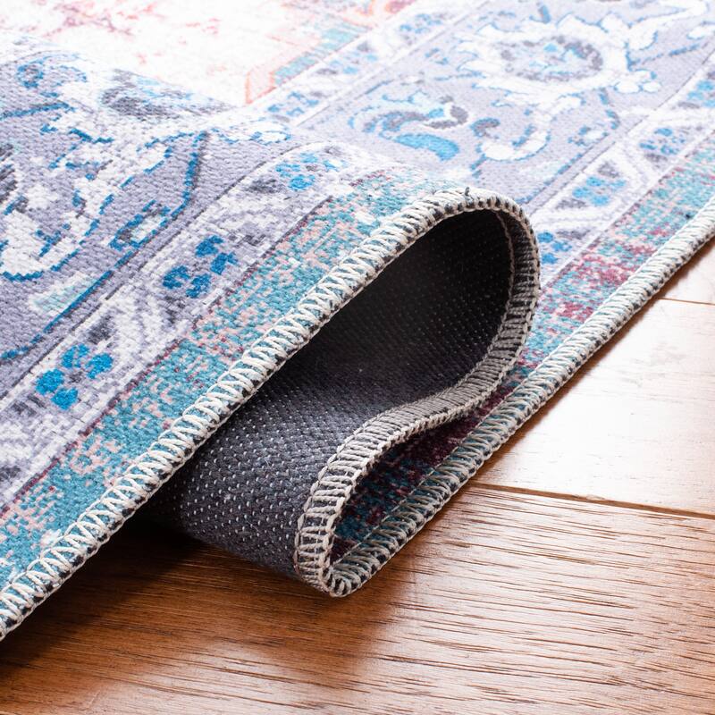 SAFAVIEH Serapi Machine Washable Nealie Shabby Chic Distressed Rug