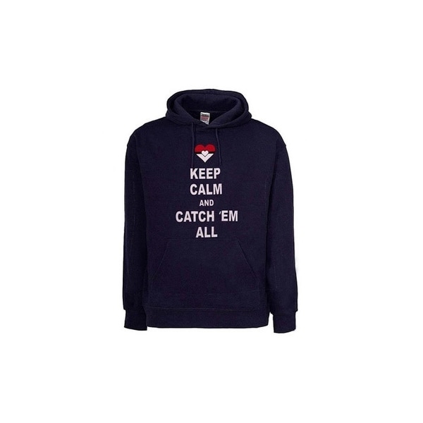 Pokemon Inspired Men's Sweatshirts Poke Keep Calm and Catch em all. Opens flyout.