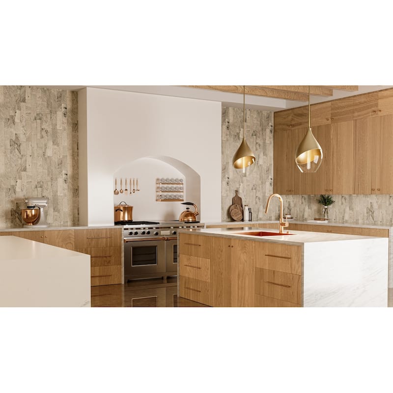 Drover 1-Light Bronze Gold Pendant