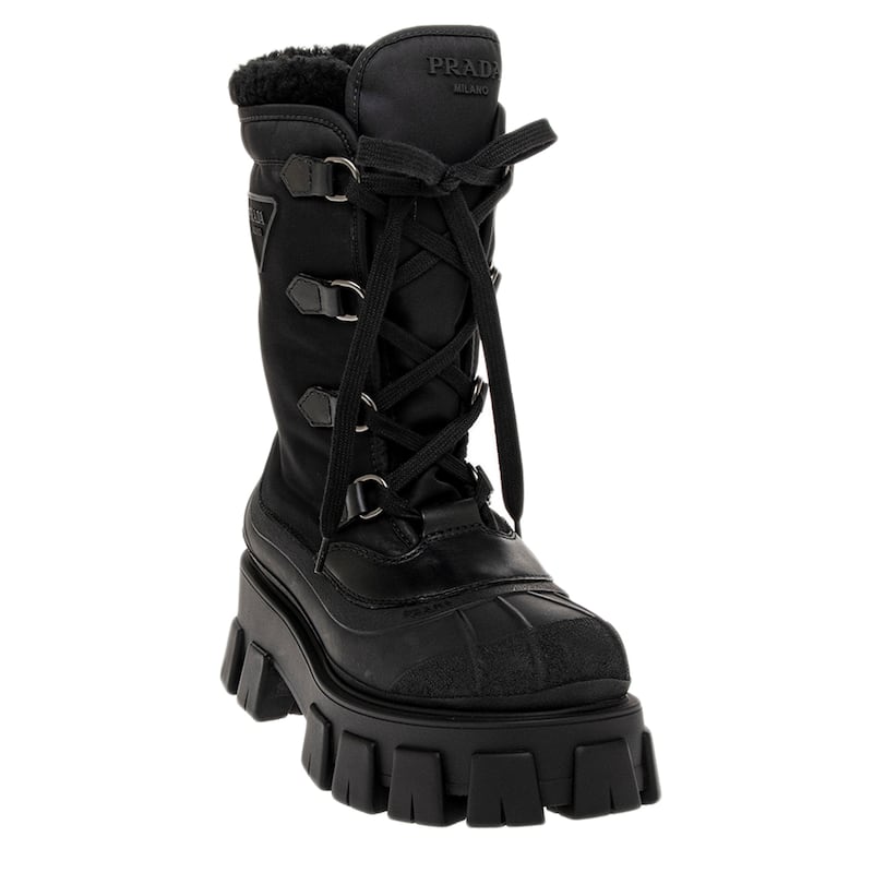 Prada Shearling Snow Boots - 36 EU