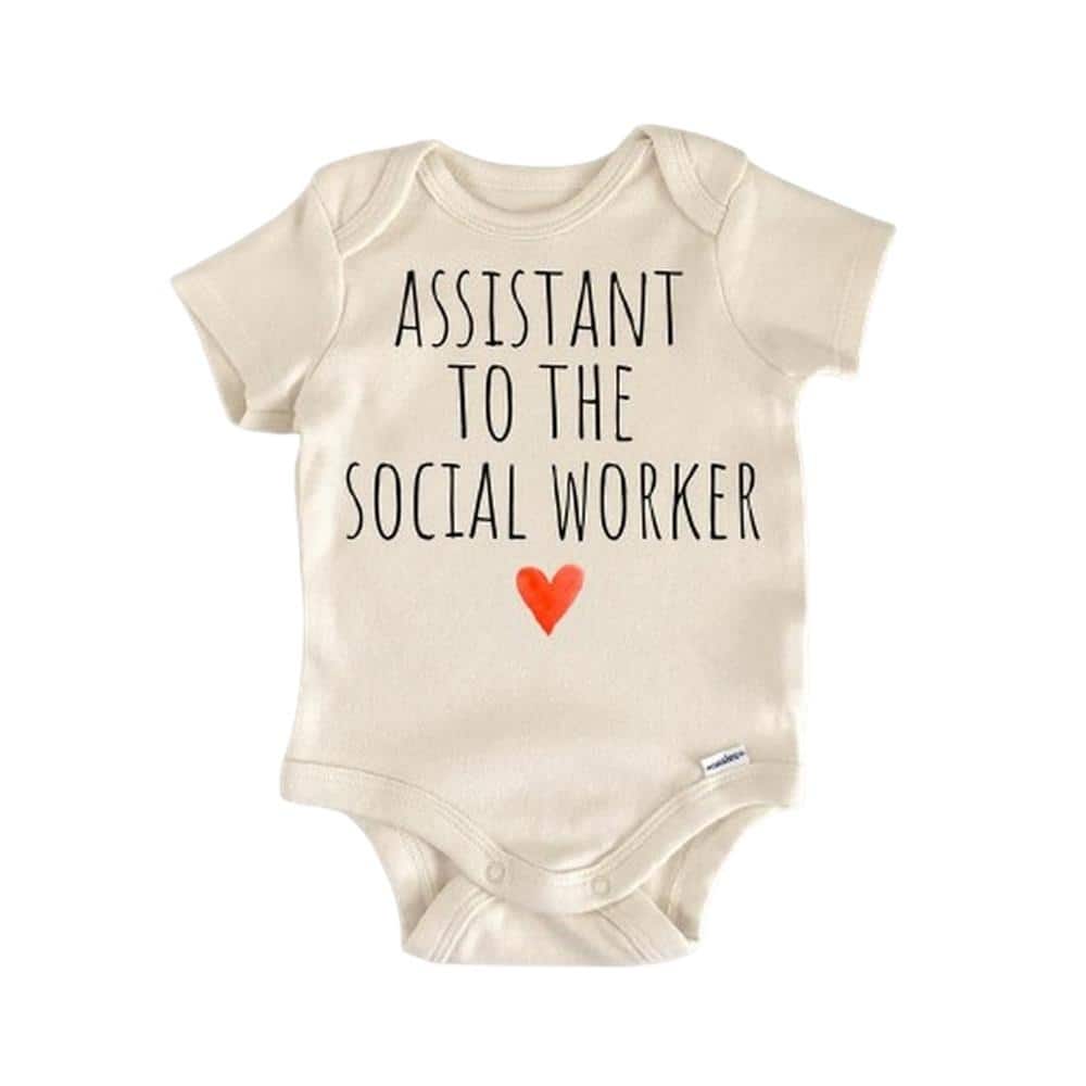 Social Worker - Baby Boy Girl Clothes Infant Bodysuit Funny Cute Newborn