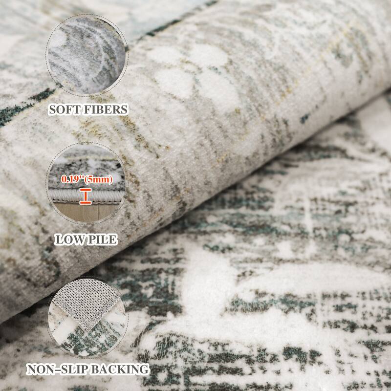 Bohemian Faux Cashmere Rug