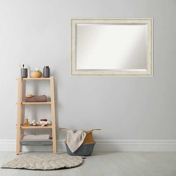 Regal Birch Cream Bathroom Vanity Wall Mirror - Overstock ...