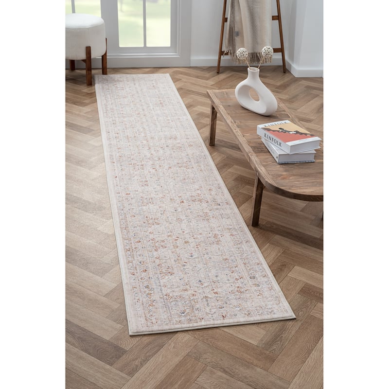 Sevita Lancaster Bordered Area Rug