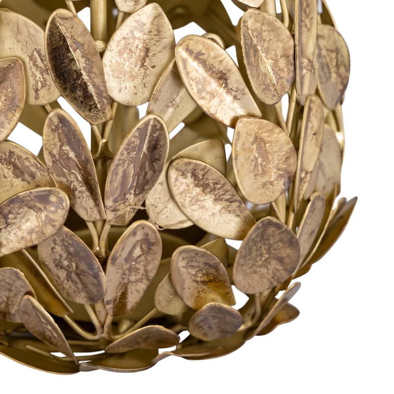 Votive Dia 4.25" Gold Crackle- ST - GOLD CRACKLE
