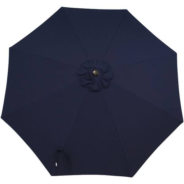 Shop Black Friday Deals On Sunnydaze 9 Outdoor Navy Blue Sunbrella Aluminum Market Patio Deck Umbrella Navy Blue Navy Blue Navy 9 Ft Overstock 28730797