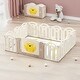 preview thumbnail 2 of 5, Foldable Playpen, Baby Safety Play Yard with Fence and Play mat