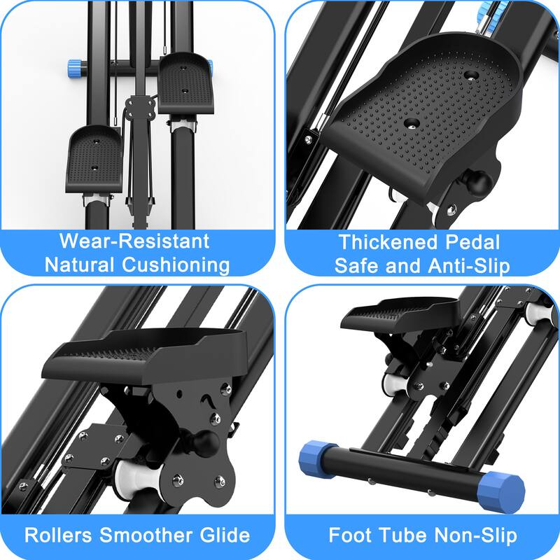 Stair Stepper with Resistance Home-Upgrade Vertical Climber Workout Machine for Full-Body Exercise Climber Fitness Equipment