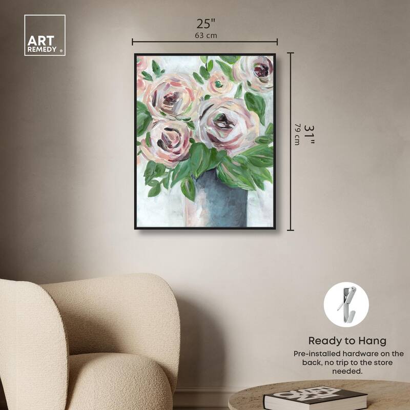 Flowers from my Garden Canvas by Art Remedy