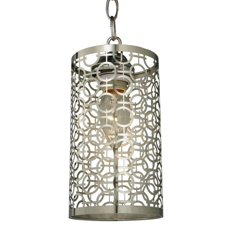 Meyda Tiffany Deco 1 Light 5" Wide Hand-Crafted Pendant with Stained