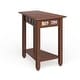 preview thumbnail 10 of 13, Copper Grove Ixia Rustic Oak and Slate Tile Recliner Wedge