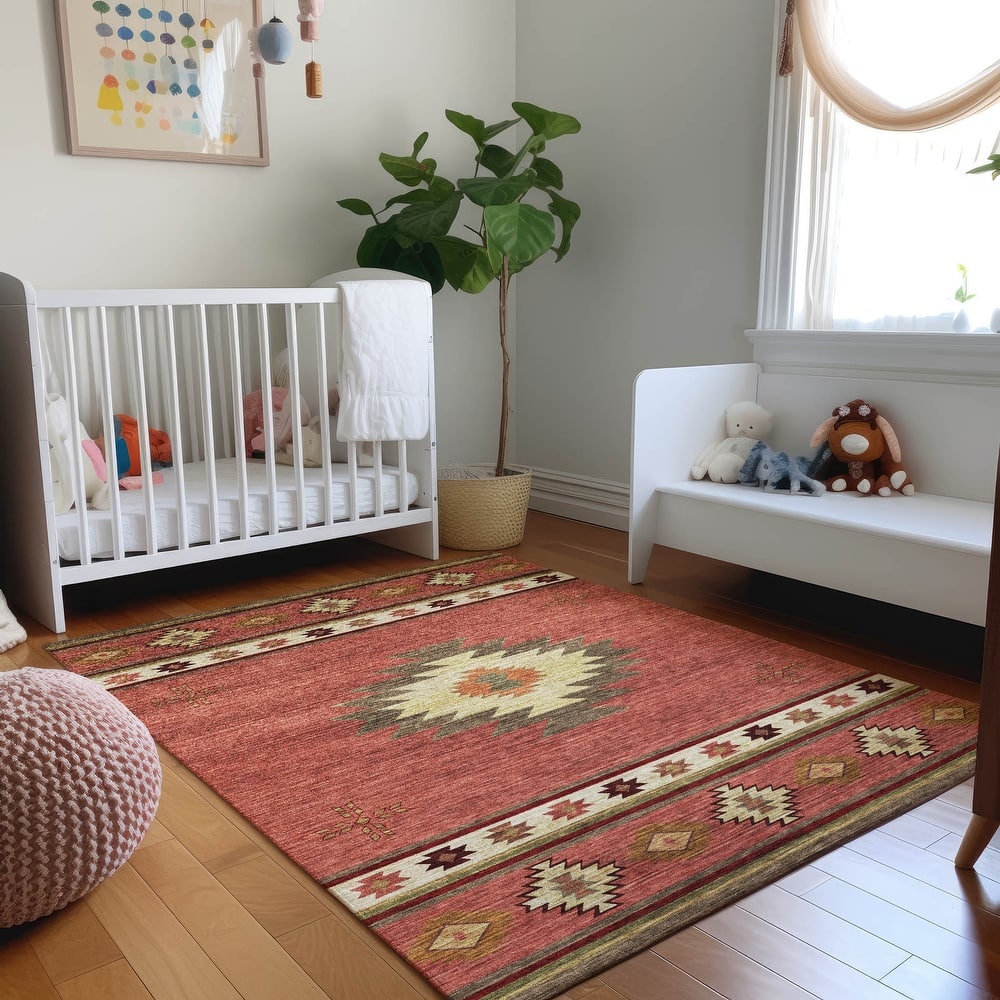 Premium Washable Super Soft Boho Tribal Mayfield Rug