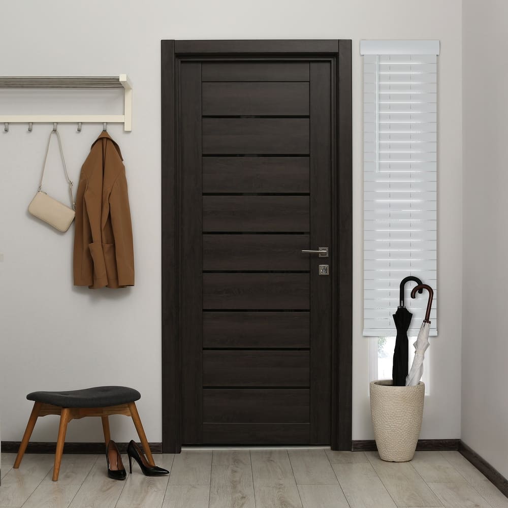 2" Smooth Faux Wood Cordless Sidelight