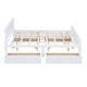 preview thumbnail 74 of 158, (Twin/Full/Queen)Curved Legs Design Platform Bed Frame with 4 Drawers