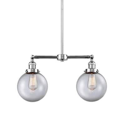Innovations Lighting Beacon 2 Light 25" Wide Linear Chandelier