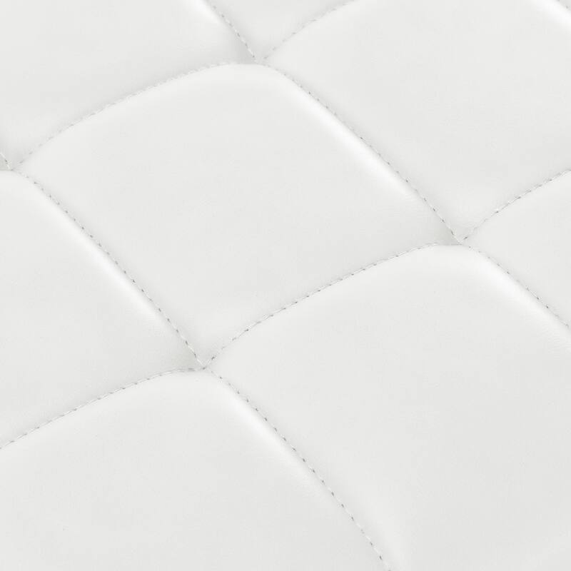 Upholstered Leather Entryway Bench, Bedroom Bench for End of Bed - 44.5"L