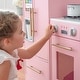 preview thumbnail 12 of 13, Teamson Kids - Little Chef Charlotte Modern Play Kitchen - Pink / Gold - 41.61" L x 11.81" W x 31.89" H