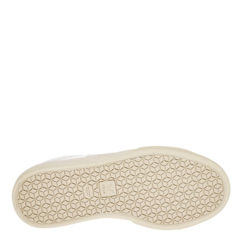 Veja Women's Campo Leather Sneakers in Silver and White