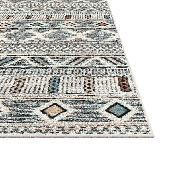 Emelia Ivory Black Green Rust Yellow Area Rug By Greyson Living Overstock 30880230