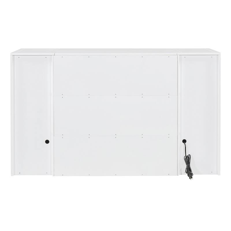 Murphy Bed with Drawers, Cabinets, USB Ports