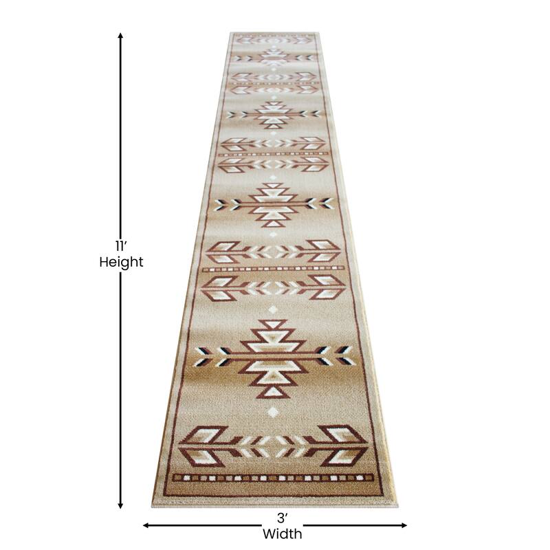 Multipurpose Southwestern Style Patterned Indoor Area Rug