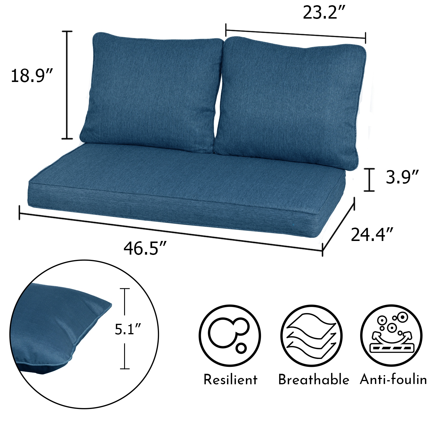 28 x 28 patio cushions shop