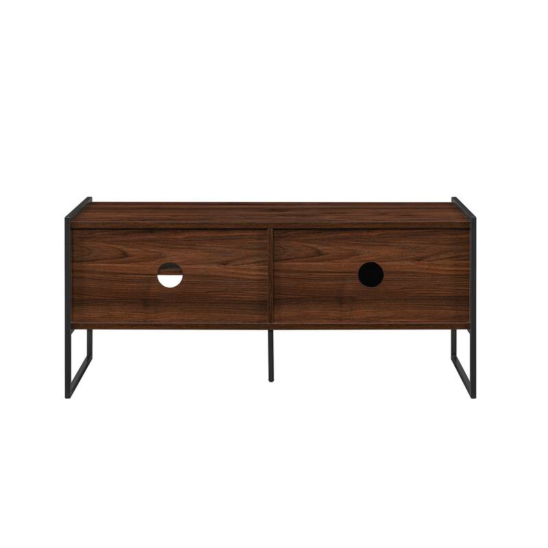 Middlebrook Minimalist Metal-Frame Low TV Stand