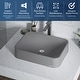 preview thumbnail 14 of 23, Karran Sea Crest Quartz 22 inch Bathroom Vessel Sink