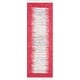 preview thumbnail 108 of 159, SAFAVIEH Handmade Flatweave Montauk Nevyana Cotton Rug 2'3" x 7' Runner - Ivory/Red