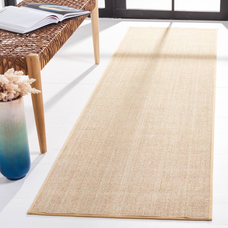 Martha Stewart by SAFAVIEH Klarita Sisal & Jute Area Rug - 2'3" x 10' Runner - Beige/Ivory