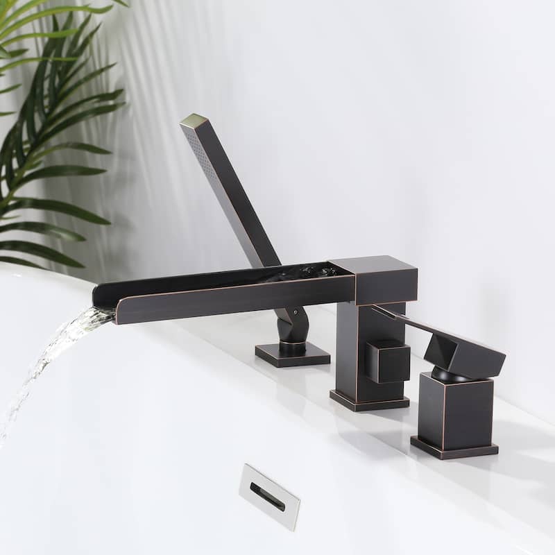 Single-Handle Deck-Mount Tub Faucet