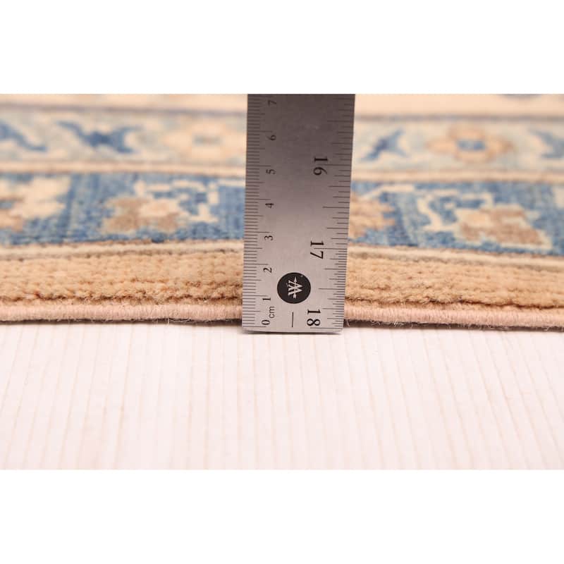 ECARPETGALLERY Hand-knotted Finest Ghazni Tan Wool Rug - 9'10 x 13'7