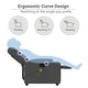 preview thumbnail 5 of 8, vidaXL 6-Point Massage Recliner Chair, Adjustable Back & Footrest