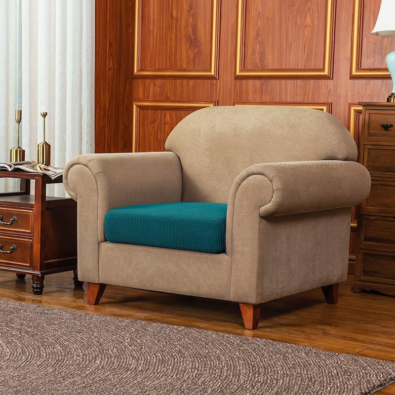 Subrtex Stretch Separate Sofa Cushion Slipcovers (1/2/3 PCS) - 1 PCS - Blue
