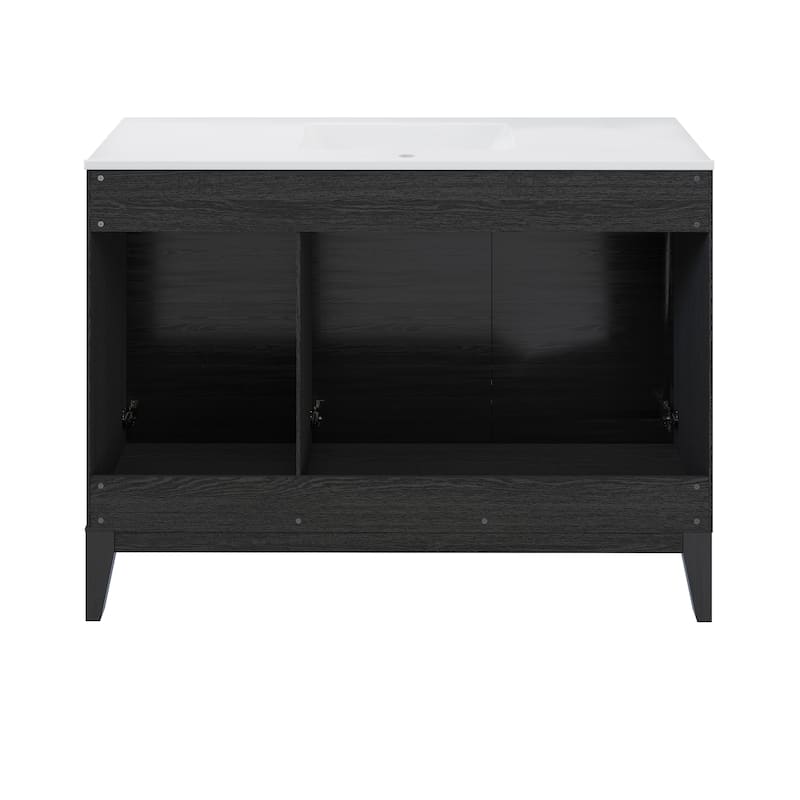 Cascade 48" Bathroom Vanity In Black
