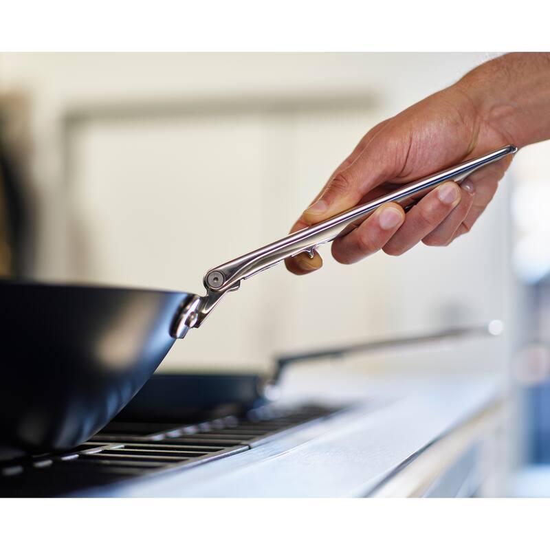 Joseph Joseph Space Ceramic Non-Stick 12.5" Wok with Folding Handle