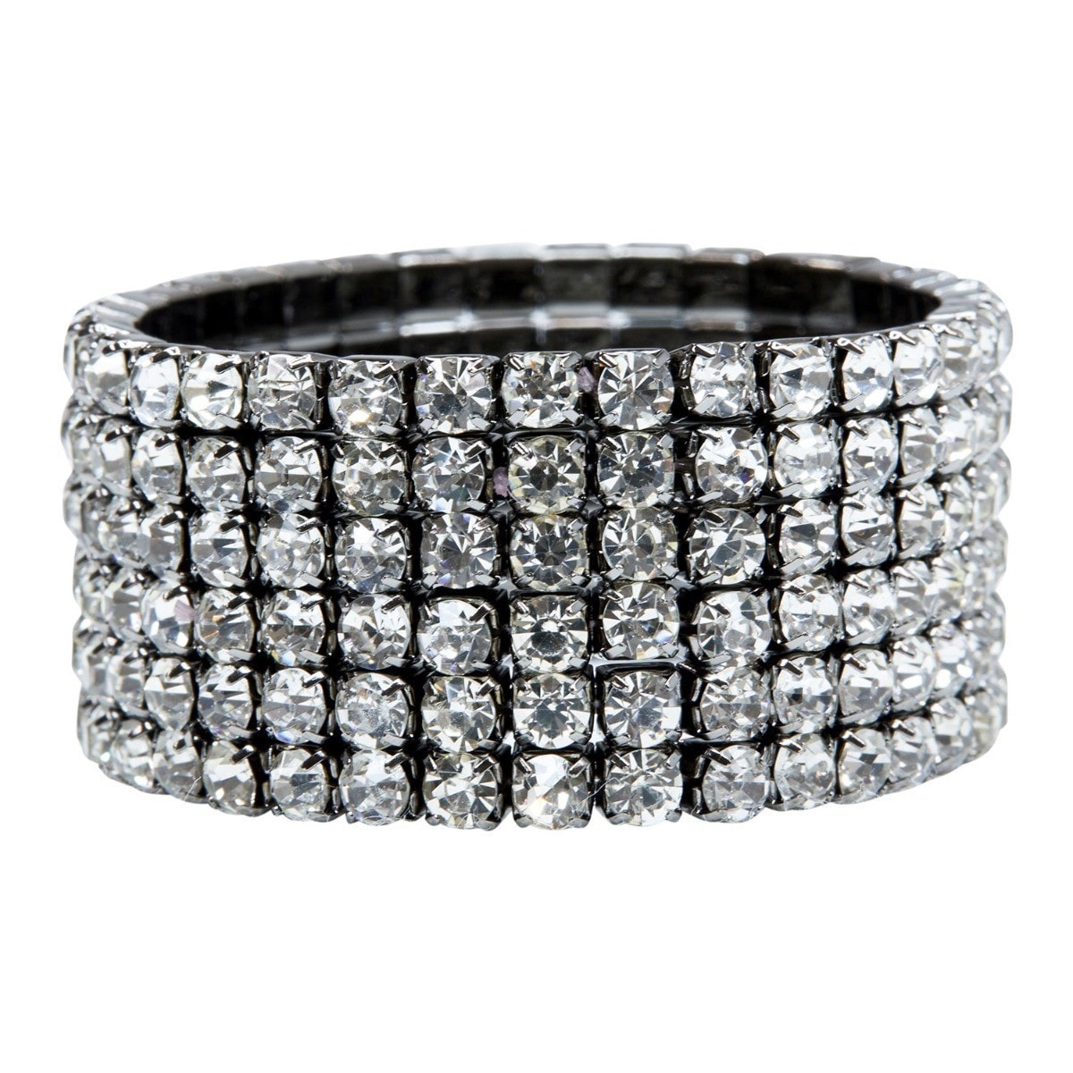Sparkles Home Ashford Napkin Ring (Set of 4) - Charcoal