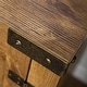preview thumbnail 11 of 98, Middlebrook Firebranch 58-inch Barn Door TV Stand