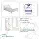 preview thumbnail 5 of 21, Little Seeds Quinn Whimsical Metal Toddler Bed