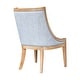 preview thumbnail 44 of 60, Martha Stewart Bedford Elmcrest Upholstered Dining Chair with Nailhead Trim