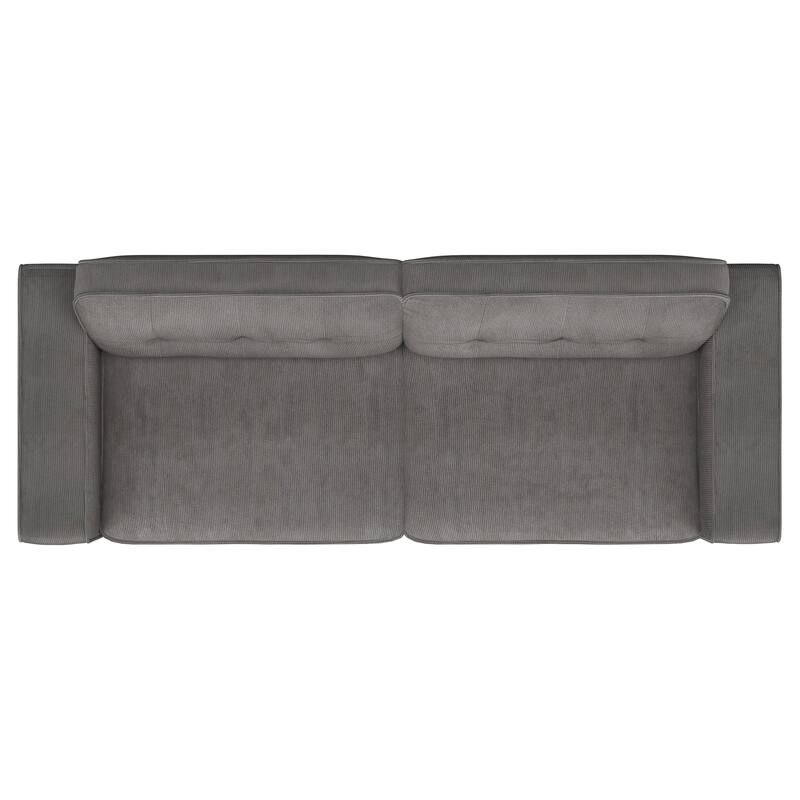 Deerhurst Upholstered Track Arm Tufted Sofa