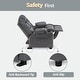 preview thumbnail 23 of 79, MCombo Big Kids Recliner Chair with Cup Holders , Velvet Fabric