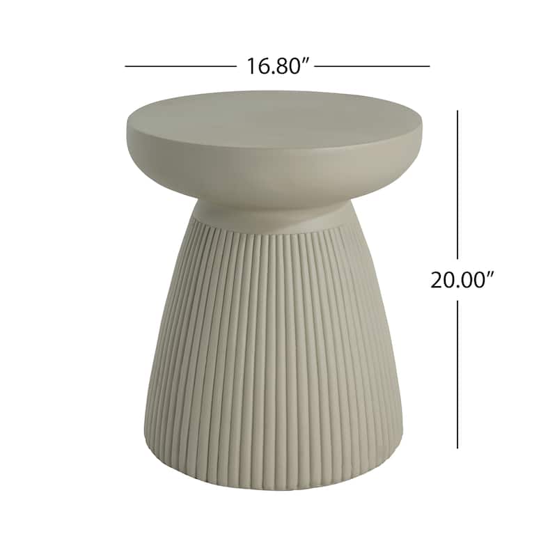 Ryan Outdoor MGO Side Table by Christopher Knight Home - 20'H