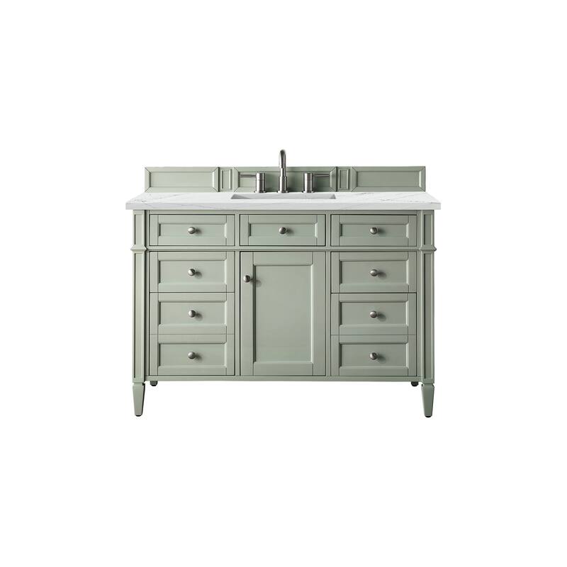 James Martin Vanities Brittany 48" Single Vanity, Sage Green
