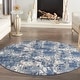 preview thumbnail 12 of 33, Nourison Grafix Indoor Blue Abstract Area Rug