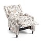 preview thumbnail 22 of 91, Linen Manual Upholstered Recliner with Wood Legs