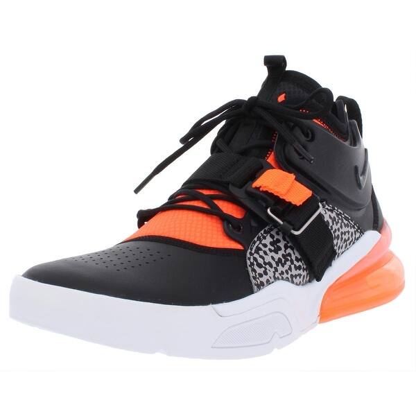 Shop Nike Mens Air Force 270 Basketball Shoes Leather Off Court Overstock 27754684